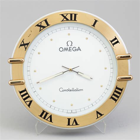 omega constellation wall clock price